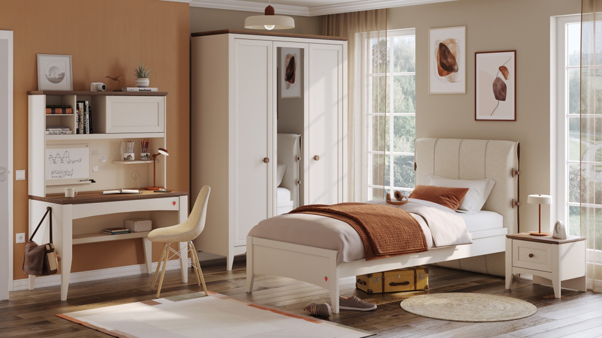 Študijný stôl meryn - béžový, dub.

 A nezabudnite na vešiak na tašky, ktorý tiež môžete umiestniť tam, kde vám to najviac vyhovuje.

Študijný stôl spája moderný dizajn s harmóniou farieb béžovej a dubového dekoru.

Vďaka pevnej MDF konštrukcii a zosilneným okrajom (2 mm hrubej hrany) sa tento stôl stane vašim dlhodobým spoločníkom.

 

 

Rozmery Študijného stola Meryn sú 120x77x59cm (š, v, h).

 

 

Produkty z kolekcie Meryn nájdete nižšie v súvisiacich produktoch.