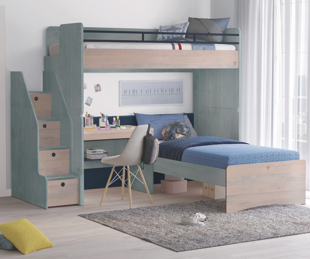 Schodíky s úložným priestorom lincoln modular - dub, dub modrá.

 

Schodíky Modular sú inovovaným modelom, ktorý vystupuje do popredia svojou funkčnosťou aj eleganciou svojho dizajnu.

Nosnosť schodíka je 80-95kg.

 

Rozmery schodíkov s úložným priestorom Modular sú 40x139x95cm (š, v, h).

 

Kolekcia Modular vychádza z pôvodnej kolekcie Lincoln, ich dekory a farby sú zhodné, a tak je možné detskú izbu doplniť kúskami nábytku z týchto pôvodných kolekcií.