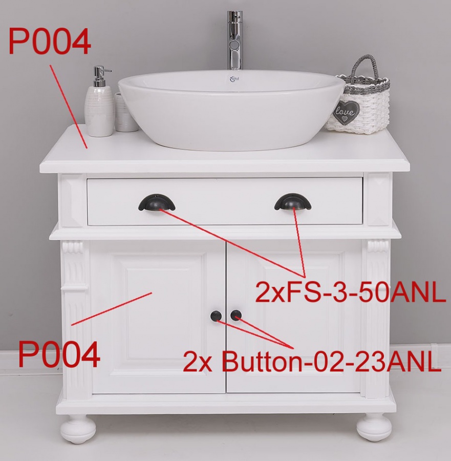 Kúpeľňová skrinka na umývadlo hetie 716 - bielá.

Kúpeľňová skrinka je opatrená farebným lakom v odtieni P004, ktorý je aplikovaný dvakrát na zaistenie dlhodobej odolnosti a krásneho vzhľadu.


Praktickosť skrinky je zaistená dvoma dvierkami a jednou zásuvkou, ktoré poskytujú dostatok úložného priestoru pre všetky vaše kúpeľňové potreby.


Ďalšou výhodou tejto skrinky je, že je dodávaná v zmontovanom stave, čo znamená, že sa nemusíte trápiť s montážou a môžete ju ihneď začať používať.

Umývadlo, batéria či kovový výpust nie sú súčasťou a je potrebné ich zakúpiť samostatne.

 

 

Rozmery Kúpeľňové skrinky Hetie 716 sú 90x74x51cm (š, v, h).

 

 

Všetok nábytok patriaci do kolekcie Hetie nájdete nižšie v súvisiacich produktoch.

 

 

 

Farba na fotografii sa môže ľahko líšiť oproti reálnemu výrobku.
________________________________________
Z dôvodu výroby sedliackeho nábytku na zákazku, sme nútení požadovať od zákazníka zálohu v minimálnej výške 30% z ceny nábytku.