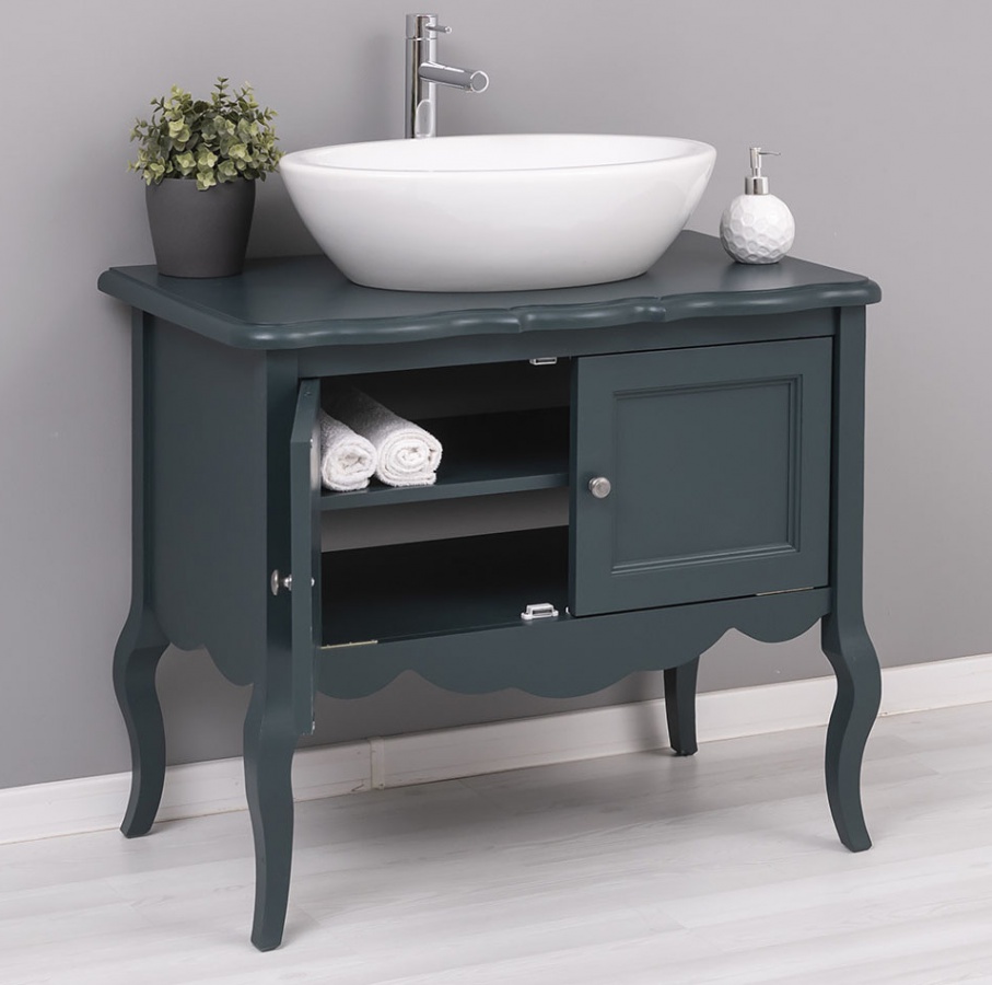 Kúpeľňová skrinka pre umývadlo lady 711 - tmavo zelená.

 

Povrch skrinky je ošetrený farebným náterom v odtieni P087.

 

Umývadlo, batéria či kovový výpust nie sú súčasťou a je potrebné ich zakúpiť samostatne.

 

 

 

 

Rozmery kúpeľňovej skrinky pre umývadlo Lady 711 sú 90x75x54cm (š, v, h).

 

 

 

 

 

Pre kompletnú ponuku masívneho nábytku od tohto výrobcu kliknite TU.

 

 

 

Farba na fotografii sa môže ľahko líšiť oproti reálnemu výrobku.

________________________________________

Z dôvodu výroby masívneho nábytku na zákazku, sme nútení požadovať od zákazníka zálohu v minimálnej výške 30% z ceny nábytku.