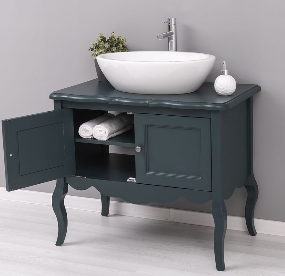 Kúpeľňová skrinka pre umývadlo lady 711 - tmavo zelená.

 

Povrch skrinky je ošetrený farebným náterom v odtieni P087.

 

Umývadlo, batéria či kovový výpust nie sú súčasťou a je potrebné ich zakúpiť samostatne.

 

 

 

 

Rozmery kúpeľňovej skrinky pre umývadlo Lady 711 sú 90x75x54cm (š, v, h).

 

 

 

 

 

Pre kompletnú ponuku masívneho nábytku od tohto výrobcu kliknite TU.

 

 

 

Farba na fotografii sa môže ľahko líšiť oproti reálnemu výrobku.

________________________________________

Z dôvodu výroby masívneho nábytku na zákazku, sme nútení požadovať od zákazníka zálohu v minimálnej výške 30% z ceny nábytku.