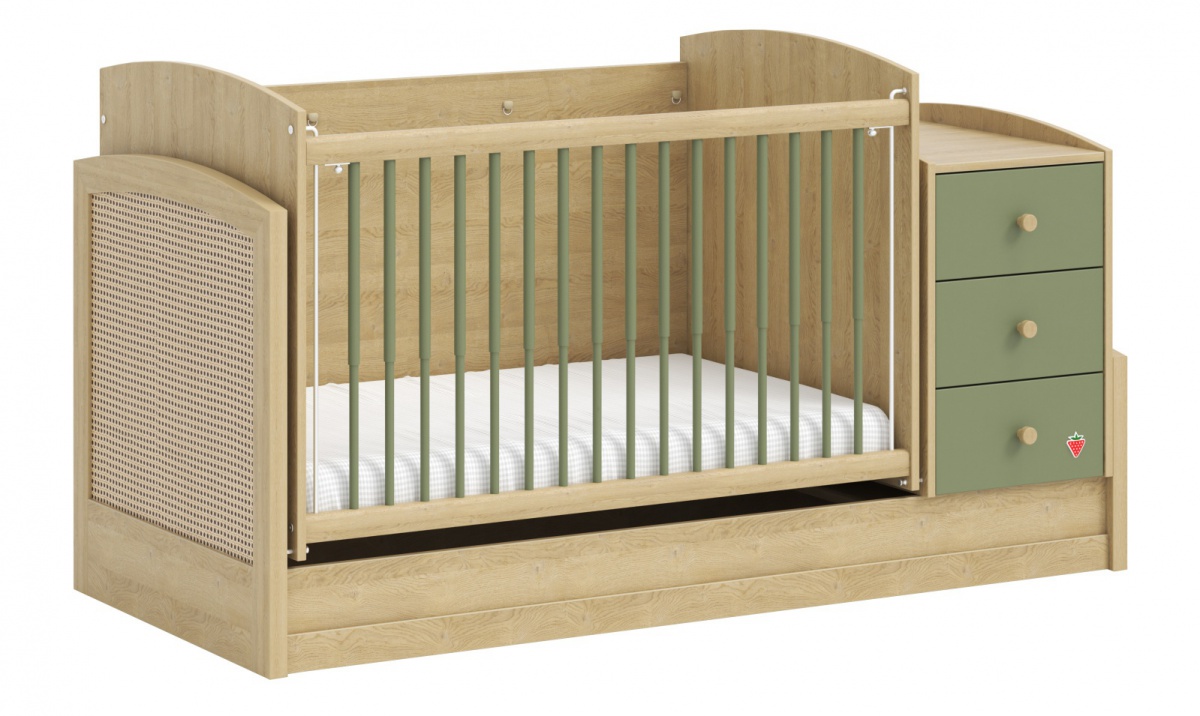 Detská rastúca postieľka s hojdacou funkciou habitat - zelená, dub.

 

Postieľka má pohyblivú bočnicu (teleskopické priečky), ktoré sa pri manipulácii zasúvajú do seba.

 

Postieľka je rastúca a môžete ju tak pretvoriť do "veľkej postele".

 

Súčasťou postieľky nie je matrac.

 

Postieľka Habitat je vyrobená z kvalitného lamina hrúbky 8 a 16mm, ktoré poteší dobrou mechanickou odolnosťou a jednoduchou údržbou.

 

Všetok nábytok patriaci do kolekcie Habitat nájdete nižšie v súvisiacich produktoch.