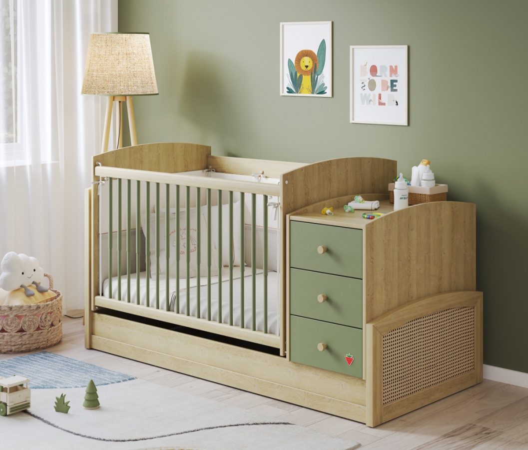 Detská rastúca postieľka s hojdacou funkciou habitat - zelená, dub.

 

Postieľka má pohyblivú bočnicu (teleskopické priečky), ktoré sa pri manipulácii zasúvajú do seba.

 

Postieľka je rastúca a môžete ju tak pretvoriť do "veľkej postele".

 

Súčasťou postieľky nie je matrac.

 

Postieľka Habitat je vyrobená z kvalitného lamina hrúbky 8 a 16mm, ktoré poteší dobrou mechanickou odolnosťou a jednoduchou údržbou.

 

Všetok nábytok patriaci do kolekcie Habitat nájdete nižšie v súvisiacich produktoch.