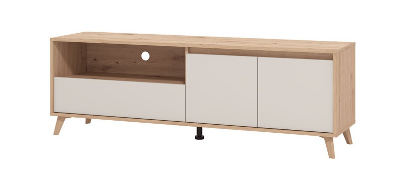 Tv stolík 157 pattie - dub, béžová.


Jedným z výrazných prvkov tohto televízneho stolíka sú jeho zvýšené drevené nohy.


Funkčnosť tohto televízneho stolíka je jedným z jeho hlavných predností.


Otvorená polica je ďalším užitočným prvkom tohto stolíka.


Celkovo je tento televízny stolík navrhnutý tak, aby spĺňal všetky potreby moderného bývania.

 

 


 Rozmery TV stolíka Pattie sú 157x 52,5 x 40cm (š, v, h).

 

 

Všetok nábytok patriaci do kolekcie Pattie nájdete nižšie v súvisiacich produktoch