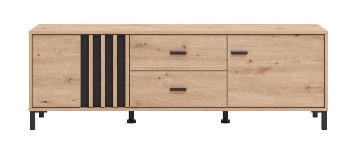 Tv stolík 157 luisa - dub, čierna.

 

TV stolík ponúka praktické riešenie na uloženie vašej elektroniky a ďalších nevyhnutností.

 

Horná plocha stolíka je dostatočne priestranná, aby uniesla televízory rôznych veľkostí, a zároveň poskytuje priestor pre dekoratívne predmety, ako sú vázy, rámčeky na fotografie alebo knihy.

 

Jeho univerzálny dizajn sa hodí k rôznym typom interiérov, či už preferujete moderný, škandinávsky alebo industriálny štýl.

 

 

Rozmery TV stolíka Luisa sú 131,5x 52x40cm (š, v, h).

 

 

Všetky produkty z kolekcie Luisa nájdete nižšie v súvisiacom tovare