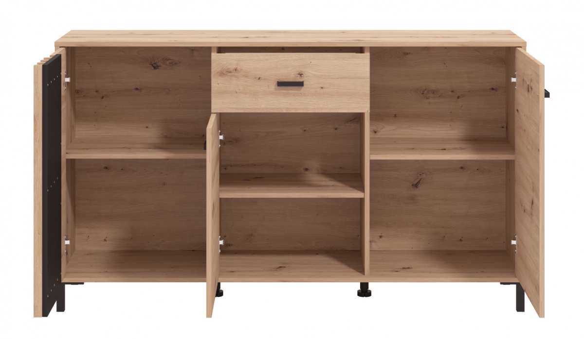 Komoda luisa - dub, čierna.

 

 

 

Jedným z hlavných rysov tejto komody je jej praktický a prehľadný úžitkový priestor.

 

 

 

Materiály použité pri výrobe tejto komody sú starostlivo vybrané tak, aby zaisťovali dlhú životnosť a odolnosť.

 

 

 

Táto komoda je ideálnou voľbou pre tých, ktorí hľadajú kombináciu funkčnosti a štýlu.

 

 

 

 

 

Rozmery Komody Luisa sú 157x 90x40cm (š, v, h).

 

 

 

 

 

Všetky produkty z kolekcie Luisa nájdete nižšie v súvisiacom tovare.