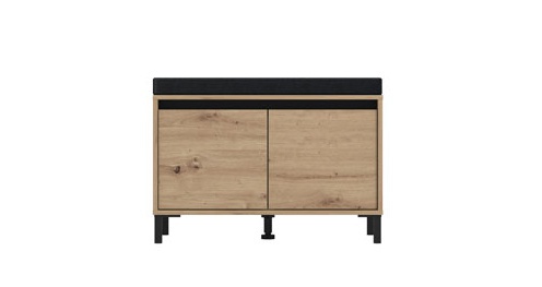 Predsieňová zostava april - dub, čierna.

 

Predsieňová skriňa, ktorá sa pýši prírodným vzhľadom vďaka dekoru duba.

 

Vešiakový panel, ktorý je vyrobený z kvalitnej drevotriesky s hrúbkou 16 mm.

 

Predsieňová komoda v dekore dubového dreva s čiernymi detailmi je ideálnym riešením pre moderný a štýlový vstup do vášho domova.

 

Botník s čalúnením je vyrobený z kvalitnej drevotriesky s hrúbkou 16 mm a jeho povrch z lamina je známy svojou odolnosťou proti poškriabaniu a jednoduchou údržbou.

 

Nástenné zrkadlo je ideálnym doplnkom pre každú modernú domácnosť.

 

 

 

Rozmery:


	Predsieňové skrine April sú 54,5 x205,5x40cm (š, v, h).
	Predsieňové komody April sú 63x115x19,5cm (š, v, h).
	Predsieňové komody April sú 54,5 x109,5x40cm (š, v, h).
	Botníka s čalúnením April sú 80x57x40cm (š, v, h).
	Nástenného zrkadla April sú 51x83x2cm (š, v, h).


 


Všetky produkty z kolekcie April nájdete nižšie v súvisiacom tovare.