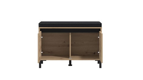 Predsieňová zostava april - dub, čierna.

 

Predsieňová skriňa, ktorá sa pýši prírodným vzhľadom vďaka dekoru duba.

 

Vešiakový panel, ktorý je vyrobený z kvalitnej drevotriesky s hrúbkou 16 mm.

 

Predsieňová komoda v dekore dubového dreva s čiernymi detailmi je ideálnym riešením pre moderný a štýlový vstup do vášho domova.

 

Botník s čalúnením je vyrobený z kvalitnej drevotriesky s hrúbkou 16 mm a jeho povrch z lamina je známy svojou odolnosťou proti poškriabaniu a jednoduchou údržbou.

 

Nástenné zrkadlo je ideálnym doplnkom pre každú modernú domácnosť.

 

 

 

Rozmery:


	Predsieňové skrine April sú 54,5 x205,5x40cm (š, v, h).
	Predsieňové komody April sú 63x115x19,5cm (š, v, h).
	Predsieňové komody April sú 54,5 x109,5x40cm (š, v, h).
	Botníka s čalúnením April sú 80x57x40cm (š, v, h).
	Nástenného zrkadla April sú 51x83x2cm (š, v, h).


 


Všetky produkty z kolekcie April nájdete nižšie v súvisiacom tovare.