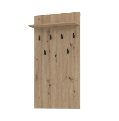 Predsieňová zostava april - dub, čierna.

 

Predsieňová skriňa, ktorá sa pýši prírodným vzhľadom vďaka dekoru duba.

 

Vešiakový panel, ktorý je vyrobený z kvalitnej drevotriesky s hrúbkou 16 mm.

 

Predsieňová komoda v dekore dubového dreva s čiernymi detailmi je ideálnym riešením pre moderný a štýlový vstup do vášho domova.

 

Botník s čalúnením je vyrobený z kvalitnej drevotriesky s hrúbkou 16 mm a jeho povrch z lamina je známy svojou odolnosťou proti poškriabaniu a jednoduchou údržbou.

 

Nástenné zrkadlo je ideálnym doplnkom pre každú modernú domácnosť.

 

 

 

Rozmery:


	Predsieňové skrine April sú 54,5 x205,5x40cm (š, v, h).
	Predsieňové komody April sú 63x115x19,5cm (š, v, h).
	Predsieňové komody April sú 54,5 x109,5x40cm (š, v, h).
	Botníka s čalúnením April sú 80x57x40cm (š, v, h).
	Nástenného zrkadla April sú 51x83x2cm (š, v, h).


 


Všetky produkty z kolekcie April nájdete nižšie v súvisiacom tovare.