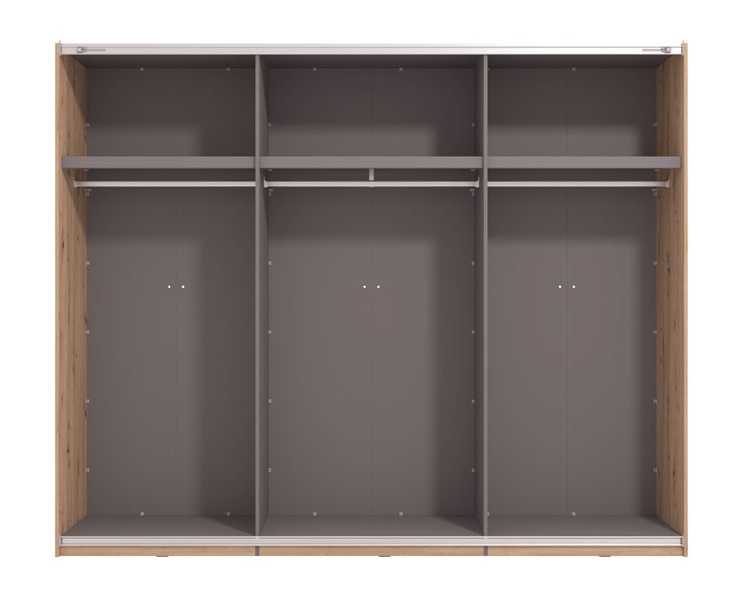 Šatníková skriňa 270 brina - dub.

Vnútorné usporiadanie skrine je navrhnuté s ohľadom na maximálne využitie priestoru.

Skriňa je vyrobená z kvalitných materiálov, ktoré zaisťujú jej dlhú životnosť a odolnosť.

 

 

Rozmery šatníkovej skrine Brina sú 220x217,5x61cm (š, v, h).

 

 

Všetky produkty z kolekcie Brina nájdete nižšie v súvisiacom tovare.