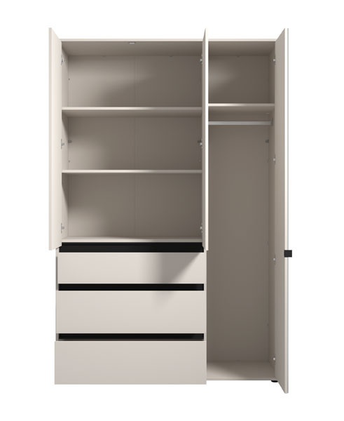 Šatníková skriňa ii 140 elmer - kašmír.

Spodná časť skrine obsahuje 3 zásuvky, ktoré sú ideálne na uloženie drobnejších predmetov, ako sú doplnky, spodná bielizeň alebo iné osobné veci.

Šatníková skriňa je vyrobená z kvalitných materiálov, ktoré zaisťujú jej dlhú životnosť a odolnosť.

 

 

Rozmery šatníkovej skrine Elmer sú 138x210,5x54,5cm (š, v, h).

 

 

Všetky produkty z kolekcie Elmer nájdete nižšie v súvisiacom tovare.