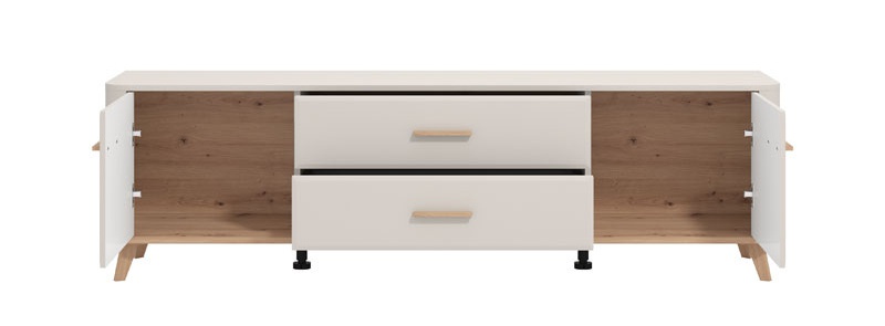 Tv stolík 180 devon - kašmír, dub.

Stolík je navrhnutý tak, aby poskytoval maximálny úžitkový priestor a zároveň udržal vašu obývaciu izbu usporiadanú a čistú.

Súčasťou designu TV stolíka sú zaoblené hrany, ktoré nielenže prispievajú k jeho estetickej príťažlivosti, ale tiež zvyšujú bezpečnosť, čo je ideálne najmä v domácnostiach s malými deťmi.

TV stolík je vyrobený z kvalitných materiálov, ktoré zaručujú jeho dlhú životnosť a odolnosť.

 

 

Rozmery  tv stolík 180 Devon sú 154x52,5x40cm (š, v, h).

 

 

Všetky produkty z kolekcie Devon nájdete nižšie v súvisiacom tovare.