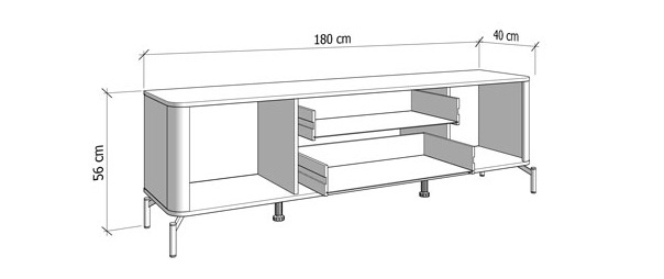 Tv stolík 180 devon - kašmír, dub.

Stolík je navrhnutý tak, aby poskytoval maximálny úžitkový priestor a zároveň udržal vašu obývaciu izbu usporiadanú a čistú.

Súčasťou designu TV stolíka sú zaoblené hrany, ktoré nielenže prispievajú k jeho estetickej príťažlivosti, ale tiež zvyšujú bezpečnosť, čo je ideálne najmä v domácnostiach s malými deťmi.

TV stolík je vyrobený z kvalitných materiálov, ktoré zaručujú jeho dlhú životnosť a odolnosť.

 

 

Rozmery  tv stolík 180 Devon sú 154x52,5x40cm (š, v, h).

 

 

Všetky produkty z kolekcie Devon nájdete nižšie v súvisiacom tovare.