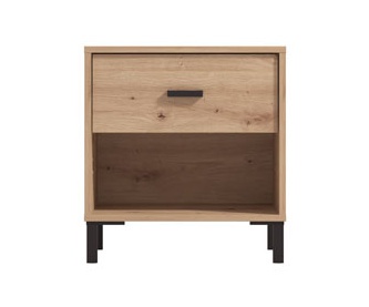 Nočný stolík antonia - dub.

 

Nočný stolík je vybavený jednou zásuvkou a jednou policou, ktoré poskytujú dostatok úložného priestoru pre vaše potreby.

 

Konštrukcia stolíka je vyrobená z kvalitnej drevotriesky s hrúbkou 16 mm, čo zaisťuje jeho pevnosť a stabilitu.

 

 

Rozmery nočného stolíka Antonia sú 48x52x40cm (š, v, h).

 

 

Všetky produkty z kolekcie Antonia nájdete nižšie v súvisiacom tovare.