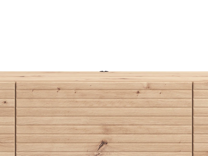 Závesný tv stolík 192 cm raffe - dub artisan.

 

Stolík je vyrobený z kvalitných materiálov, medzi ktoré patrí lamino (LTD) o hrúbke 16 mm, HDF dosky (sololit) o hrúbke 3 mm (na zadnej strane), ABS hrana, MDF doska (dvierka) a kovové spojovacie prvky.

 

*ABS hrany = prúžky slúžiace na olepenie a ochranu hrán nábytkových dosiek
*MDF doska = ľahko opracovateľný drevovláknitý materiál so širokým spektrom možných úprav využívaný napr.

 

Výhody:


	Moderný a elegantný dizajn vhodný do akéhokoľvek interiéru.
	Praktický úložný priestor pre organizáciu vašich multimediálnych zariadení.
	Kvalitné materiály zaisťujúce dlhú životnosť.
	Jednoduchá montáž vďaka priloženému príslušenstvu a montážnym prvkom.
	Možnosť podsvietenia.


Ak hľadáte ideálny doplnok do obývacej izby, TV stolík Raffe je tou správnou voľbou.

 

Rozmery TV stolíka Raffe sú 192x32x41,5cm (š, v, h).

 

Ďalšie TV stolíky nájdete nižšie v súvisiacich produktoch.