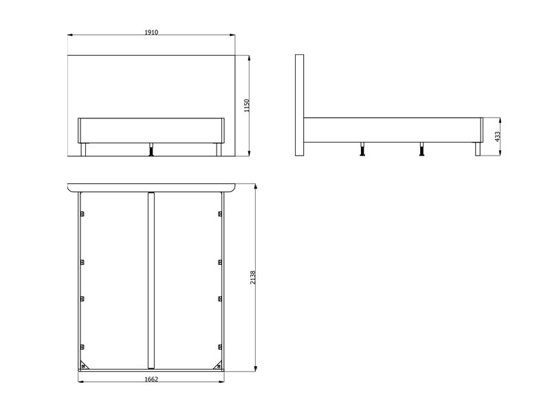 Manželská posteľ 160x200cm saray - kašmír.

 

Posteľ je navrhnutá pre matrac s rozmermi 160 x 200 cm.

 

*ABS hrany = prúžky slúžiace na olepenie a ochranu hrán nábytkových dosiek

*MDF dosky = ľahko opracovateľný drevovláknitý materiál so širokým spektrom možných úprav využívaný napr.

 

V základnej podobe je posteľ dodávaná bez roštu a matraca, čo vám umožňuje vybrať si komponenty podľa vlastných preferencií.

 

Výhody:


	Moderný vzhľad: Skvele sa hodí do akéhokoľvek interiéru vďaka svojmu nadčasovému dizajnu a neutrálnemu farebnému prevedeniu.
	Kvalita a odolnosť: Použité materiály zaručujú, že posteľ bude dlhodobo slúžiť bez straty kvality.
	Komfort a funkčnosť: Pohodlné vysoké čelo a možnosť vybrať si vlastný rošt aj matrac zaisťujú, že posteľ vyhovie všetkým vašim potrebám.


 

Rozmery postele Saray sú 191x115x214 cm (š, v, h).

 

Ďalší nábytok z kolekcie Saray aj ďalšie komponenty k posteli nájdete v súvisiacich produktoch nižšie.