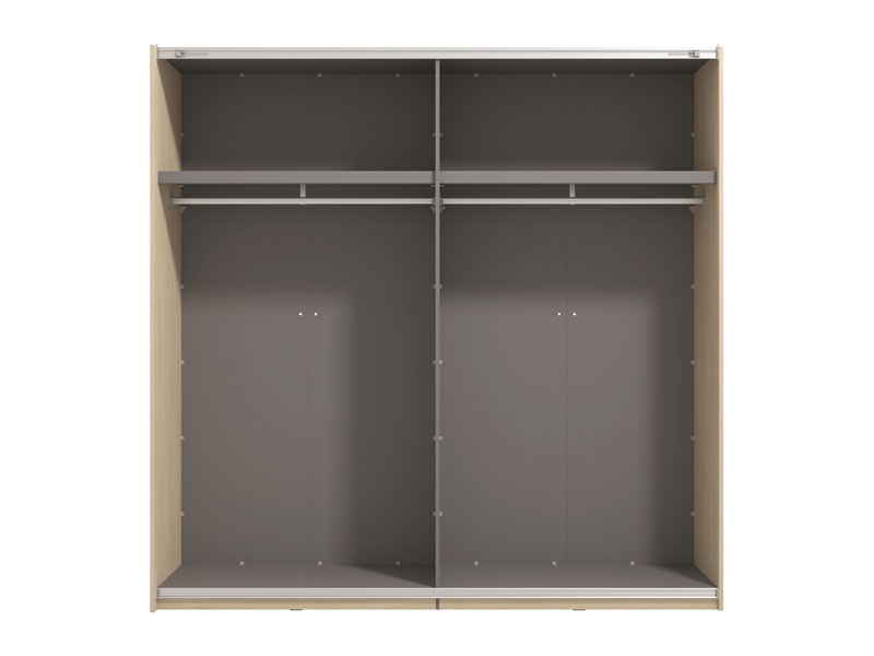 Šatníková skriňa s posuvnými dverami, zrkadlom a osvetlením anita -.

 

Objavte čaro šatníkovej skrine Anita, ktorá sa stane nepostrádateľnou súčasťou vašej spálne.

 

Tento model si možno prispôsobiť podľa individuálnych potrieb, a to napríklad inštaláciou dodatočných políc a zásuviek pre lepšiu organizáciu a prehľadnosť, alebo tiež pridaním spomaľovača posuvných dverí pre plynulé zatváranie.

 

Výhody:


	Posuvné dvere: Ľahké otváranie a zatváranie bez potreby ďalšieho priestoru.
	Zrkadlo: Umiestnené v ľavej prednej časti dverí, opticky zväčšuje priestor a pridáva miestnosti na svetelnosti.
	Rám s osvetlením: Rám skrini dodáva uhladenejší a modernejší vzhľad.
	Dekor svetlého portského duba: Prináša do interiéru pocit tepla a elegancie.
	Možnosť prispôsobenia: Upravte si skriňu podľa svojich potrieb a preferencií.
	Kvalitné materiály a spracovanie: Zaručujú dlhú životnosť a spokojnosť s produktom.


 

Pevnosť a stabilitu konštrukcie zaisťuje lamino o hrúbke 16mm, zadná strana je potom tvorená 3mm sololitom.

 

*ABS hrany = prúžky slúžiace k olepeniu a ochrane hrán nábytkových dosiek
*MDF doska = ľahko opracovateľný drevovláknitý materiál so širokým spektrom možných úprav využívaný napr.

 

Šatníková skriňa Anita je súčasťou rovnomennej kolekcie Anita, čo umožňuje ľahkú kombináciu s ďalšími prvkami tejto rady pre jednotný a harmonický vzhľad vašej spálne.

 

Prineste do svojho domova kúsok elegancie a pohodlia s touto úžasnou šatníkovou skriňou!

 

Rozmery šatníkovej skrine Anita sú 220x217,5x61cm (š, v, h).

 

Ďalšie produkty z kolekcie Anita nájdete nižšie v súvisiacich produktoch.