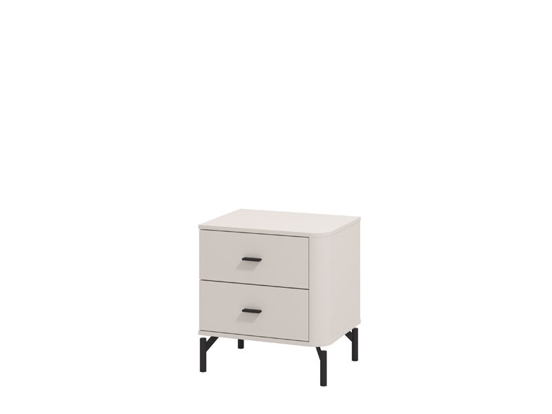 Nočný stolík saray - kašmír.

 

Výhody:


	Praktický úložný priestor: Stolík ponúka dve priestranné zásuvky, ktoré poskytujú dostatok miesta na uloženie všetkých nevyhnutností, ktoré chcete mať po ruke.
	Elegantné detaily: Úchytky a nožičky sú navrhnuté tak, aby dotvárali moderný vzhľad stolíka.
	Robustná konštrukcia: Použitie odolných materiálov (lamino, ABS hrany, MDF dosky a ďalšie) a kovových spojovacích prvkov zaisťuje výdrž a stabilitu nočného stolíka.



*ABS hrany = prúžky slúžiace na olepenie a ochranu hrán nábytkových dosiek
*MDF doska = ľahko opracovateľný drevovláknitý materiál so širokým spektrom možných úprav využívaný napr.

 

Rozmery nočného stolíka Saray sú 51,5x 56 x 40 cm (š, v, h).

 

Ďalší nábytok z kolekcie Saray nájdete nižšie v súvisiacich produktoch.