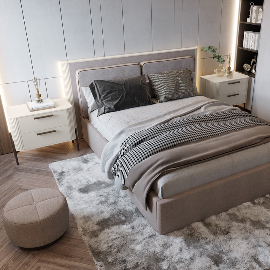 Manželská posteľ celočalúnená 180x200cm renfri - šedá.

 

Je navrhnutá pre matrac s rozmermi 180x200 cm, čo poskytuje dostatok priestoru pre pohodlný spánok.

 

Posteľ je dodávaná BEZ MATRACA.

 

Jedným z hlavných benefitov je zdvíhací mechanizmus, ktorý umožňuje ľahký prístup k úložnému priestoru pod posteľou.

 

Napájací zdroj pre LED diódy LN-15W zaisťuje energeticky úspornú prevádzku osvetlenia.

 

Rozmery postele sú 201x104x231 cm (š, v, h).

 

Matrace aj ďalší tovar z kolekcie Renfri nájdete nižšie v súvisiacich produktoch.