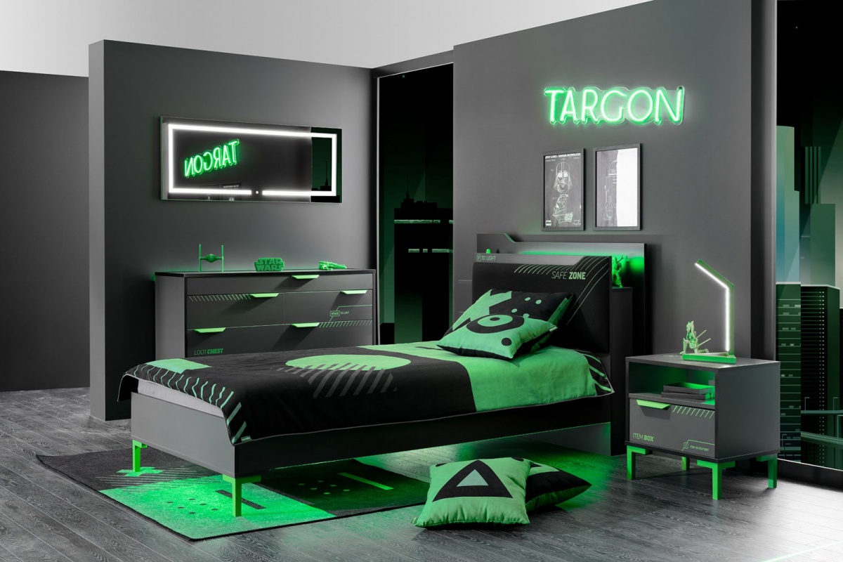 Herná izba diego - čierna, zelená.


Nábytok je vyrobený z kvalitného lamina v čiernej a zelenej farbe.

 

Kolekcia Diego poskytuje praktickú, modernú a sviežu sadu nábytku, ktorá disponuje aj úložnými priestormi a poslúži tak aj náročnejším gamerom.

 

Kolekcia je zložená z týchto dielov:


Herný stôl Diego – čierna, zelená

Zásuvková komoda Diego – čierna, zelená

Posteľ 150x200 cm Diego – čierna, zelená

TV stolík Diego – čierna, zelená

Trojdverová šatníková skriňa so sklenenou vitrínou Diego – čierna, zelená

Nočný stolík s bezdrôtovou nabíjacou stanicou Diego – čierna, zelená

Knižnica s LED osvetlením Diego – čierna, zelená

 


Nábytok sa dodáva v demonte.

 

Všetok nábytok z kolekcie Diego nájdete nižšie v súvisiacich produktoch.