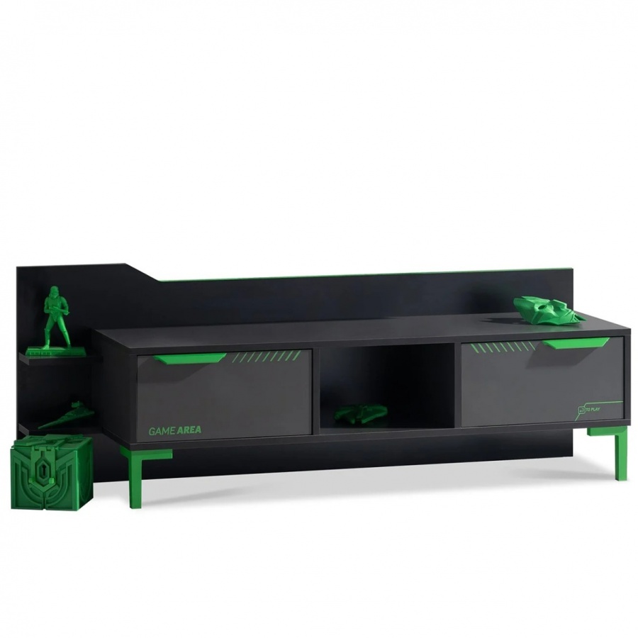 Herná izba diego - čierna, zelená.


Nábytok je vyrobený z kvalitného lamina v čiernej a zelenej farbe.

 

Kolekcia Diego poskytuje praktickú, modernú a sviežu sadu nábytku, ktorá disponuje aj úložnými priestormi a poslúži tak aj náročnejším gamerom.

 

Kolekcia je zložená z týchto dielov:


Herný stôl Diego – čierna, zelená

Zásuvková komoda Diego – čierna, zelená

Posteľ 150x200 cm Diego – čierna, zelená

TV stolík Diego – čierna, zelená

Trojdverová šatníková skriňa so sklenenou vitrínou Diego – čierna, zelená

Nočný stolík s bezdrôtovou nabíjacou stanicou Diego – čierna, zelená

Knižnica s LED osvetlením Diego – čierna, zelená

 


Nábytok sa dodáva v demonte.

 

Všetok nábytok z kolekcie Diego nájdete nižšie v súvisiacich produktoch.