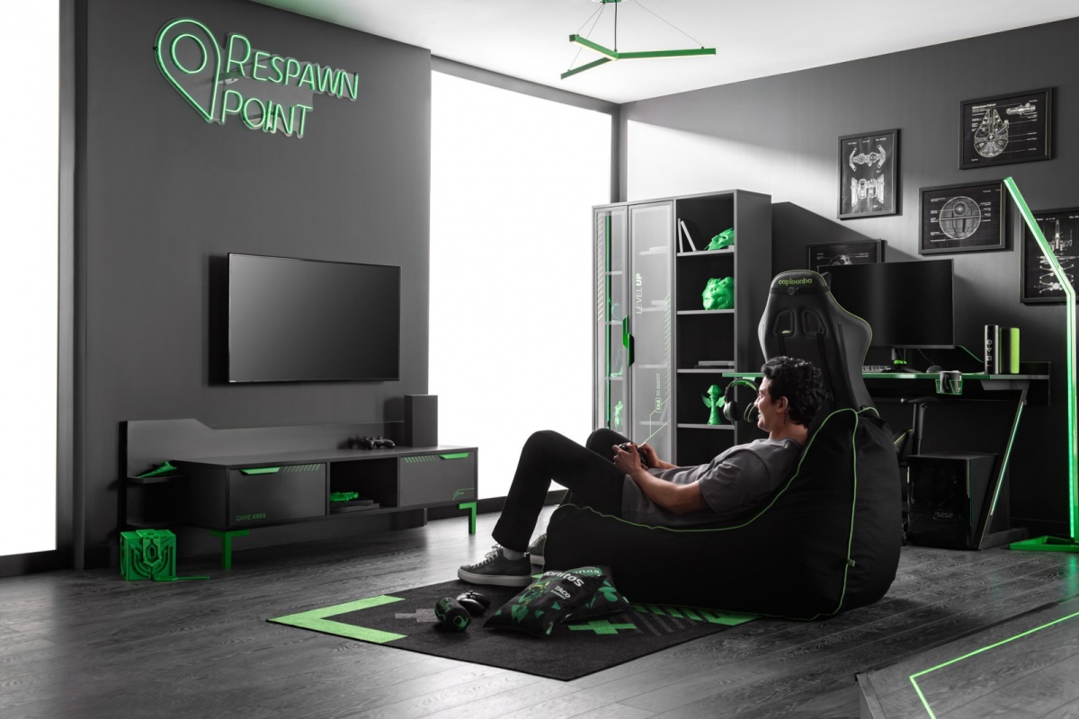 Herná izba diego - čierna, zelená.


Nábytok je vyrobený z kvalitného lamina v čiernej a zelenej farbe.

 

Kolekcia Diego poskytuje praktickú, modernú a sviežu sadu nábytku, ktorá disponuje aj úložnými priestormi a poslúži tak aj náročnejším gamerom.

 

Kolekcia je zložená z týchto dielov:


Herný stôl Diego – čierna, zelená

Zásuvková komoda Diego – čierna, zelená

Posteľ 150x200 cm Diego – čierna, zelená

TV stolík Diego – čierna, zelená

Trojdverová šatníková skriňa so sklenenou vitrínou Diego – čierna, zelená

Nočný stolík s bezdrôtovou nabíjacou stanicou Diego – čierna, zelená

Knižnica s LED osvetlením Diego – čierna, zelená

 


Nábytok sa dodáva v demonte.

 

Všetok nábytok z kolekcie Diego nájdete nižšie v súvisiacich produktoch.