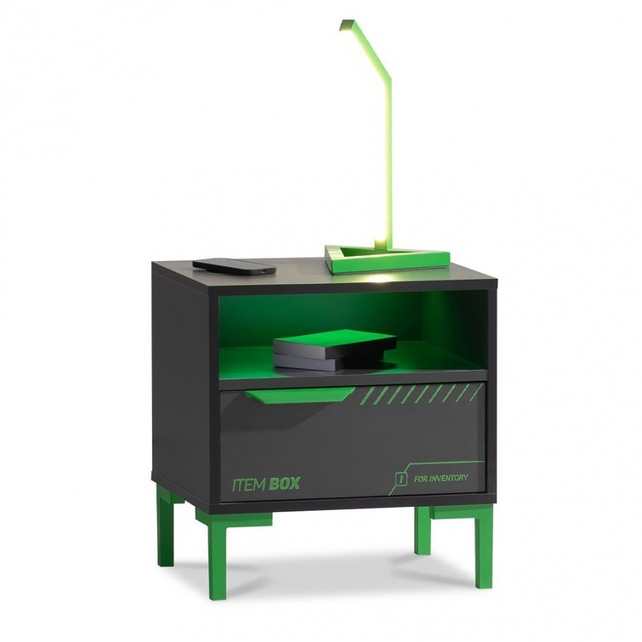 Herná izba diego - čierna, zelená.


Nábytok je vyrobený z kvalitného lamina v čiernej a zelenej farbe.

 

Kolekcia Diego poskytuje praktickú, modernú a sviežu sadu nábytku, ktorá disponuje aj úložnými priestormi a poslúži tak aj náročnejším gamerom.

 

Kolekcia je zložená z týchto dielov:


Herný stôl Diego – čierna, zelená

Zásuvková komoda Diego – čierna, zelená

Posteľ 150x200 cm Diego – čierna, zelená

TV stolík Diego – čierna, zelená

Trojdverová šatníková skriňa so sklenenou vitrínou Diego – čierna, zelená

Nočný stolík s bezdrôtovou nabíjacou stanicou Diego – čierna, zelená

Knižnica s LED osvetlením Diego – čierna, zelená

 


Nábytok sa dodáva v demonte.

 

Všetok nábytok z kolekcie Diego nájdete nižšie v súvisiacich produktoch.