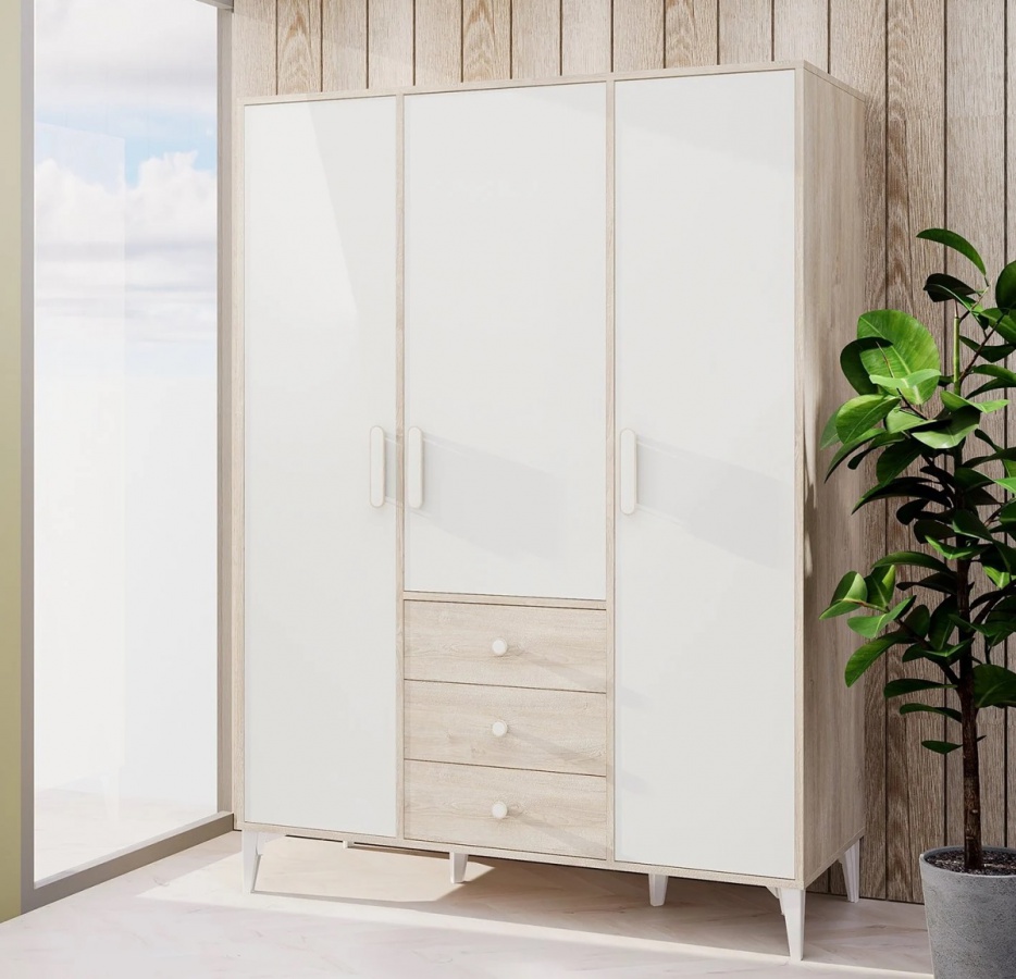 Študentská izba kaylla 2 - dub sofia, biela.

 

Celá izba pôsobí sviežo a útulne – ideálna voľba pre milovníkov moderného, severského alebo minimalistického štýlu.

 

Okrúhle úchytky v bielo-drevenom dekore zjednocujú vzhľad celej zostavy a podčiarkujú jej harmonický charakter.

 

Izba Kaylla tak prináša nielen estetický zážitok, ale aj praktické využitie – ideálne prostredie pre oddych, poriadok a pokojný domov.

 

Izba sa skladá z nasledujúcich kusov nábytku:


Trojdverová šatníková skriňa Kaylla - dub sofia, biela

Písací stôl so zásuvkami Kaylla - dub sofia, biela

Posteľ 100x200 cm Kaylla - dub sofia, biela

Zásuvková komoda Kaylla - dub sofia, biela

Nočný stolík Kaylla - dub sofia, biela

Nástenná polica Kaylla - dub sofia, biela, čierna

 


Nábytok sa dodáva v demontovanom stave.

 

Všetok nábytok z kolekcie Kaylla nájdete nižšie v súvisiacich produktoch.