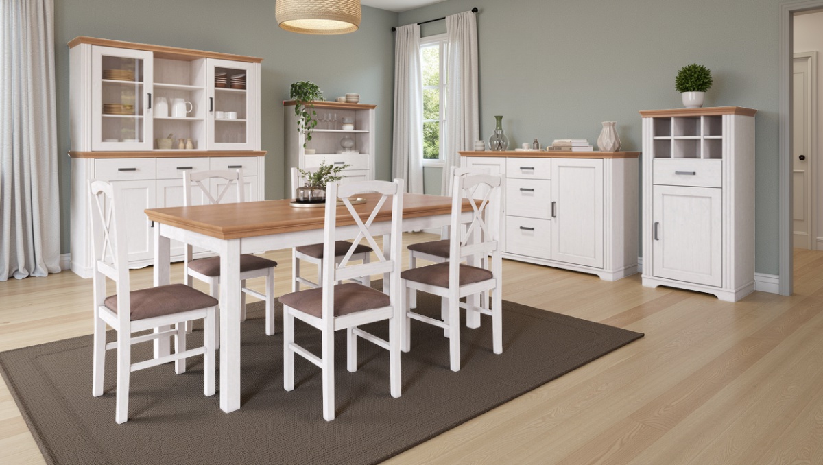 Kombinovaná komoda z masívu malcolm - biela/dub.

 

Dvierka s tlmeným dovieraním sa po jemnom zatlačení zatvoria automaticky; zásuvka je osadená kovovými výsuvmi a tiež funkciou soft-close.

 

Masívne drevo prirodzene prispieva k zdravej vnútornej klíme a jeho jedinečná kresba vyniká v novom odtieni „Oak Colori“.

 

Údržba je jednoduchá: utrite vlhkou handričkou (prípadne s jemným čistiacim prostriedkom) a následne dosucha vytrite.

 

Produkt je balený v balení s ochranou hrán pre bezpečnú dopravu.

 

Kolekcia Malcolm: s rešpektom k prírode a klíme meníme ušľachtilé masívne drevo na moderný dizajn, ktorý bude doma dlho slúžiť aj tešiť.

 

Všetky produkty z kolekcie Malcolm nájdete nižšie v súvisiacich produktoch.