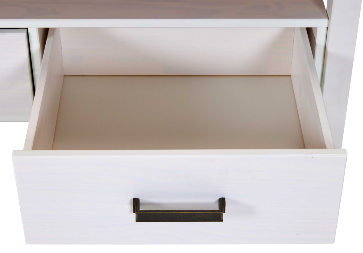 Konferenčný stolík z masívu malcolm - biela/dub.

 

Masívne drevo prirodzene zlepšuje vnútornú klímu a ľahko sa udržuje: utrite vlhkou handričkou (prípadne s jemným čistiacim prostriedkom), potom dosucha vytrite.