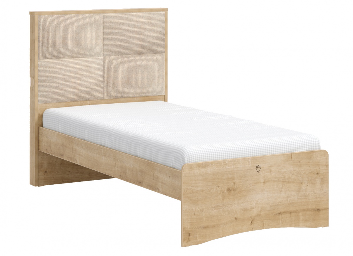 Studenská posteľ 100x200cm s čelom a usb cody - dub.

 

Praktickým prvkom je integrovaný USB port na čele postele, vďaka ktorému je možné ľahko nabíjať telefón, tablet alebo iné zariadenie priamo pri lôžku.

 

Rozmery postele sú: výška 115 cm, šírka 109 cm a hĺbka 211 cm.

Čalúnená posteľ Cody bez lesku, s čelom a kvalitným prevedením, je ideálnou voľbou pre tých, ktorí hľadajú spojenie štýlu, pohodlia a praktických detailov v jednom kuse nábytku.

 

Všetok nábytok patriaci do kolekcie Cody nájdete nižšie v súvisiacich produktoch.