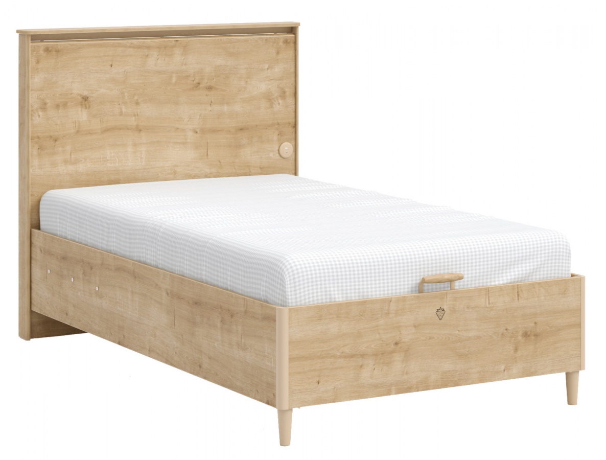 Študentská posteľ 120x200cm s úložným priestorom a usb cody - dub.

 

Praktické čelo postele sa postará o pohodlie pri čítaní či štúdiu a zároveň ponúka modernú funkciu - zabudovaný USB port pre dobíjanie telefónu, tabletu alebo ďalších zariadení priamo pri lôžku.

Posteľ stojí na 12 cm vysokých nohách, čo umožňuje bezproblémové použitie robotického vysávača a uľahčuje upratovanie pod lôžkom.

 

Všetok nábytok patriaci do kolekcie Cody nájdete nižšie v súvisiacich produktoch.