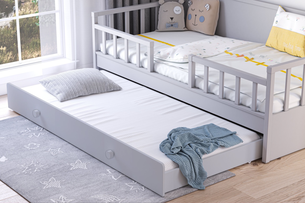 Detská posteľ so zábranou 100x200cm simba - šedá.

 

Disponuje pevnými zábranami na troch stranách, pričom predné zábradlie je plne odnímateľné, čo umožňuje prispôsobiť posteľ aktuálnym potrebám používateľa.

 

Posteľ Simba je koncipovaná ako modulárny systém.

 

Všetky produkty z kolekcie Simba nájdete nižšie v súvisiacich produktoch.