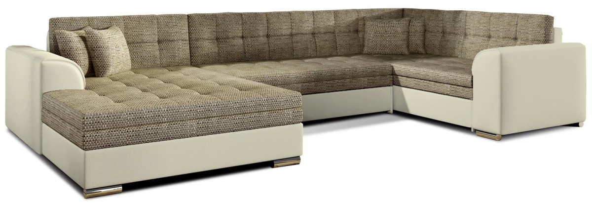 Rozkladacia sedačka do u damario - béžová, béžová – berlin 03, soft 33