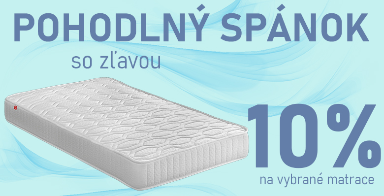 Sladký spánok so zľavou - 10%